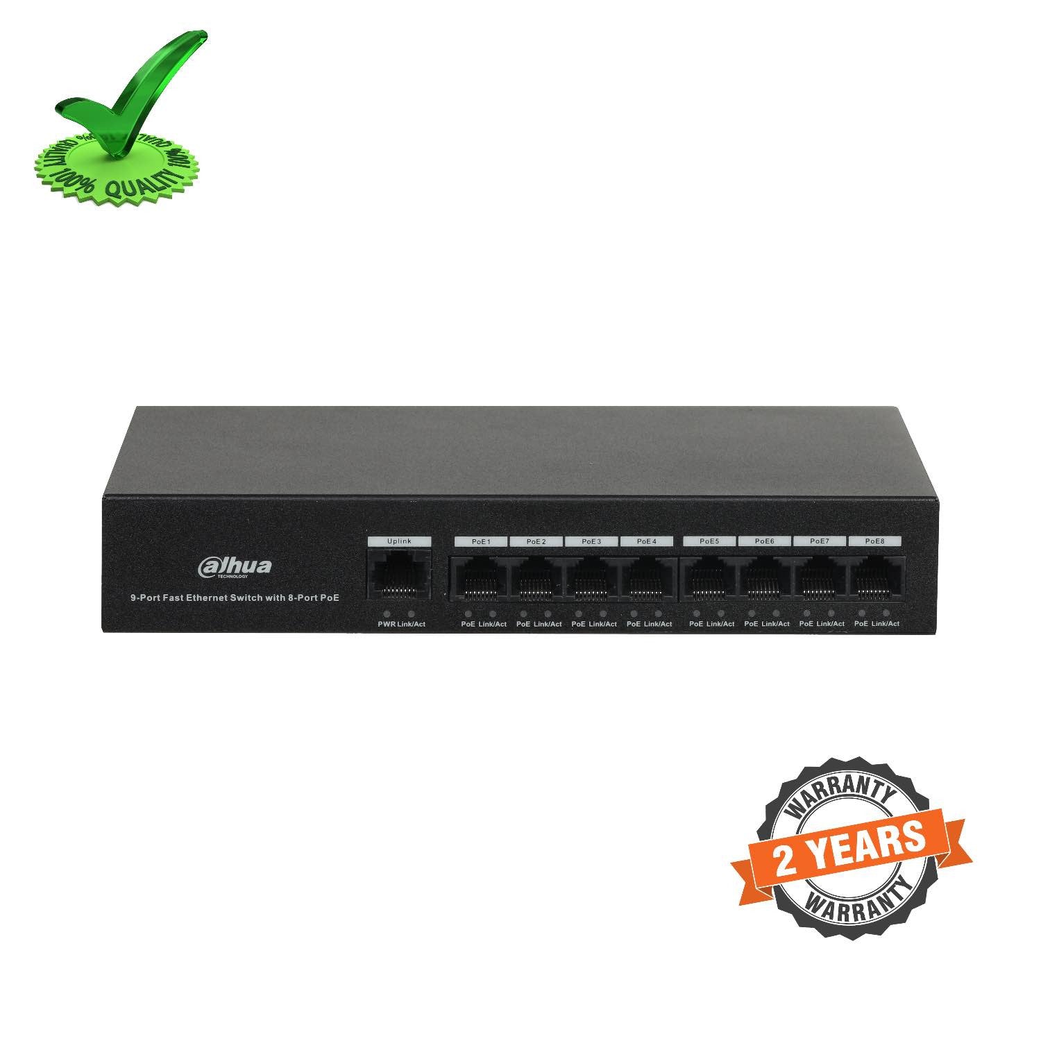 Dahua DH-PFS3009-8ET-65 8-Port PoE Switch Dahua DH-PFS3009-8ET-65 8-Port PoE Switch